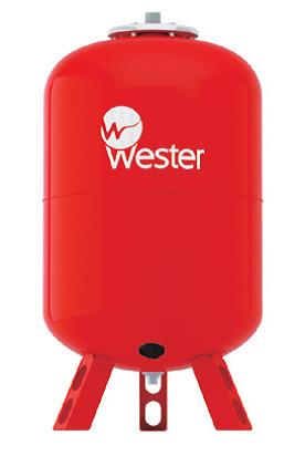 Бак расширительный мембранный для отопления WRV-200 вертикальный красный, 200л, 10атм, 1"1/4, 580х1120 мм