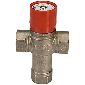 Клапан термостатический смесительный для сантехнических систем, угловой, с ручным приводом, Ду 3/4" г/г, хром GIACOMINI