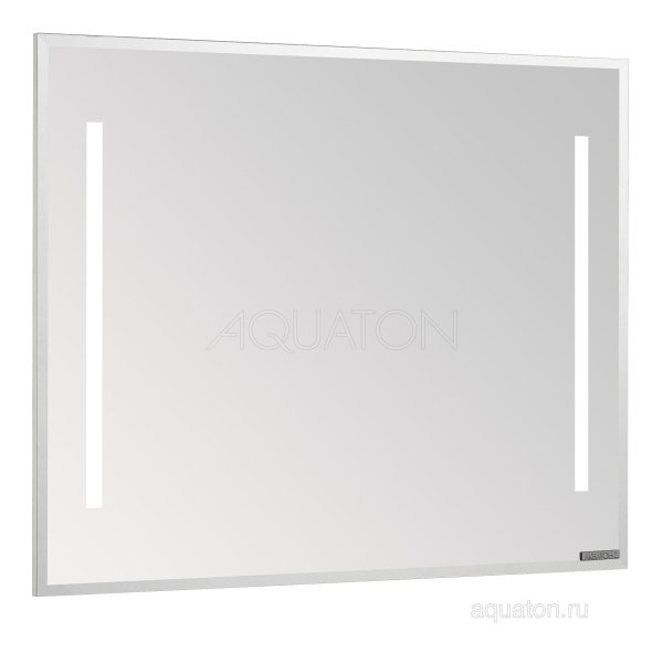 Зеркало Aquaton Отель 800, 2 LED-светильника, 800х654х32мм
